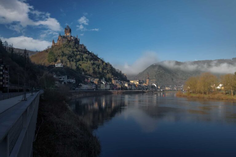 Cochem Castle and Moselle River - Cochem, Rhineland-Palatinate,