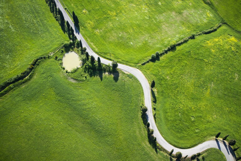 Road of Montichiello Siena