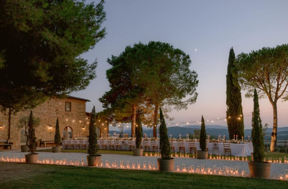 Häät viinitilalla Conti di San Bonifacio, Toscana Italia